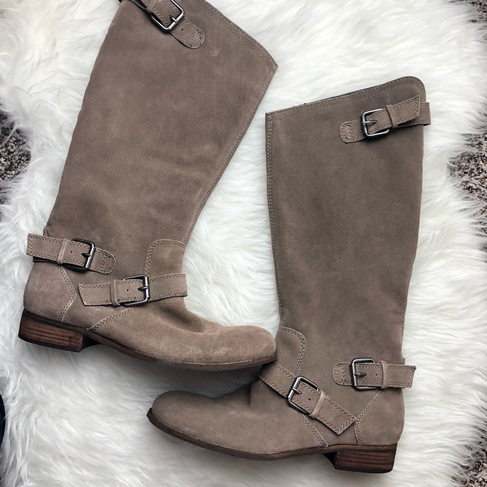 Dolce Vita Zela Taupe Suede Boots